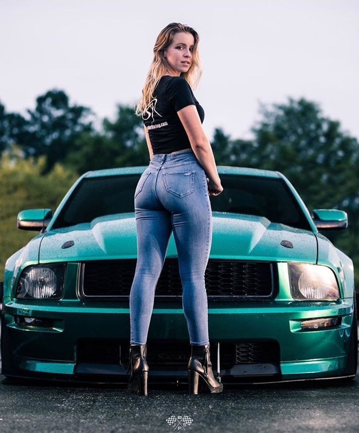 WOW, girl and amazing car