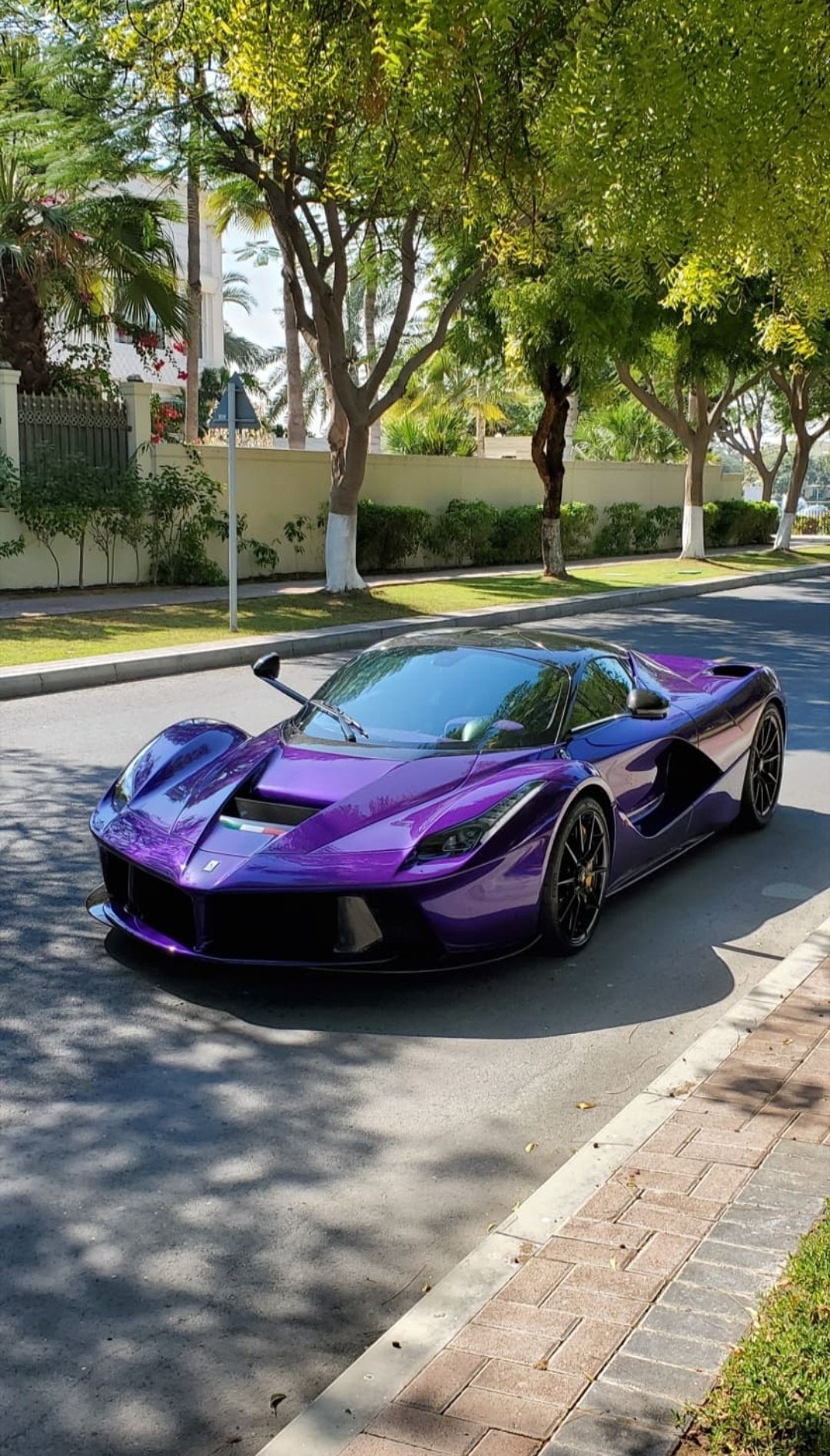 Purple Ferrari LaFerrari
