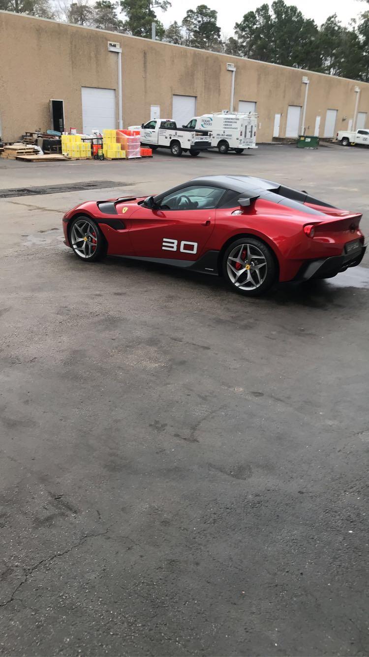 Got to see this one off today! Ferrari sp30