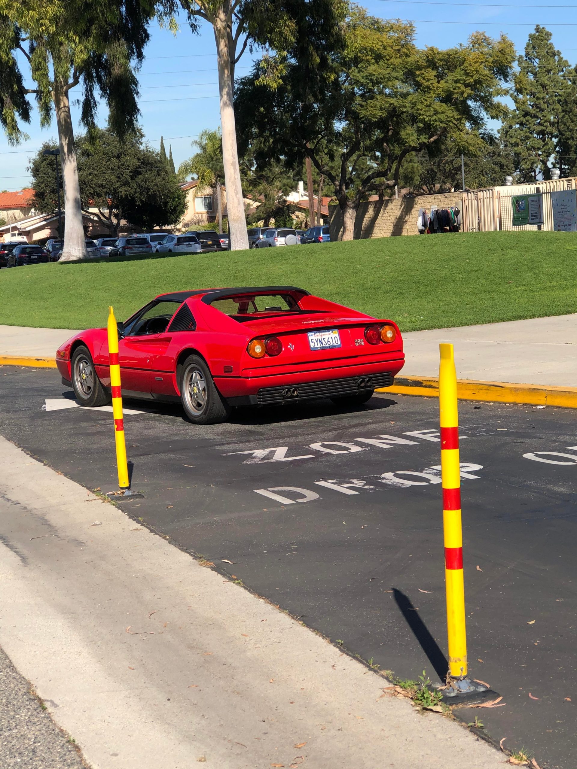 Spotted a 328 gts in front of my brothers school
