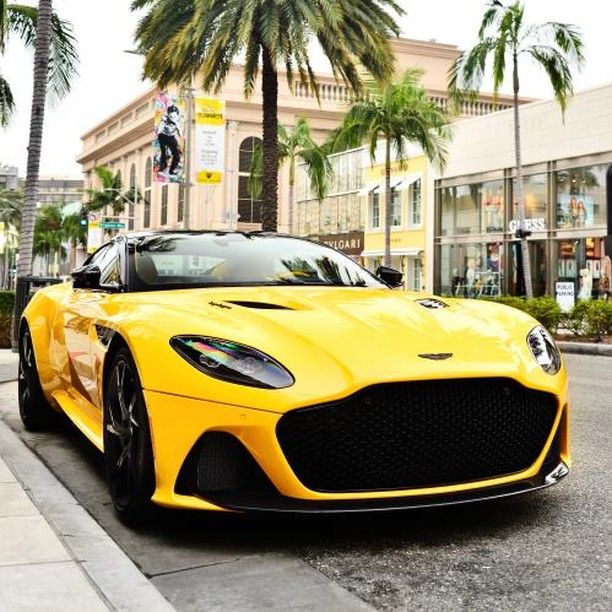 Aston Martin on Instagram: “The Bijan Edition DBS Superleggera makes its presence known in the centre of Beverly Hills.  Created in collaboration with @NicolasBijan…”