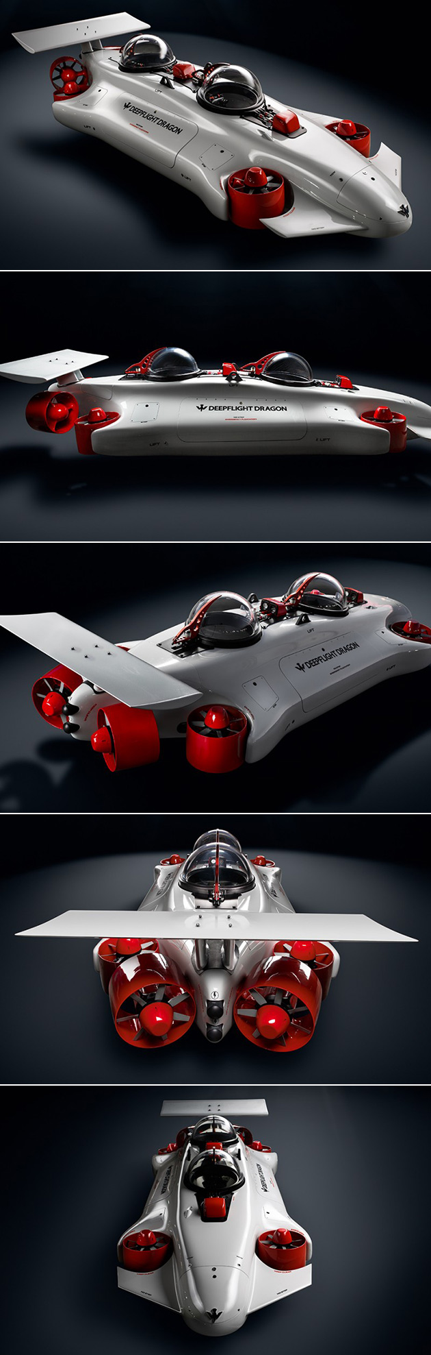 Deepflight Dragon is an Electric-Powered Personal Submarine That Can Dive 400-Fe…