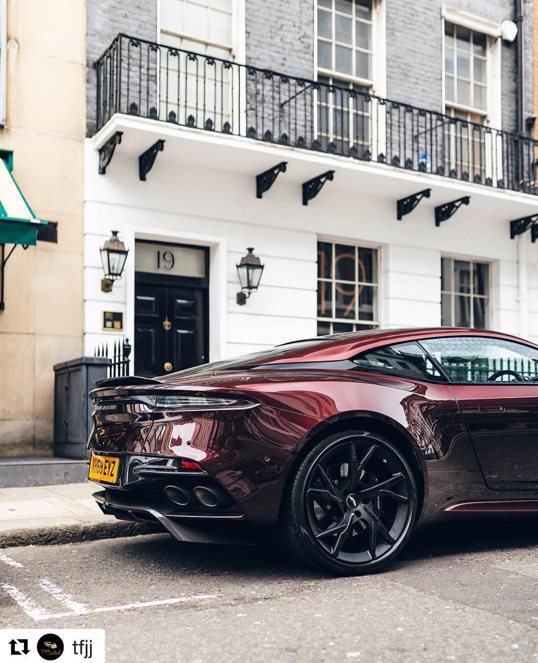 Aston Martin News on Instagram: “Another shot of the Divine Red DBS Superleggera? #astonmartin #dbs #superleggera #power #beauty #soul #sound #photooftheday #photography…”