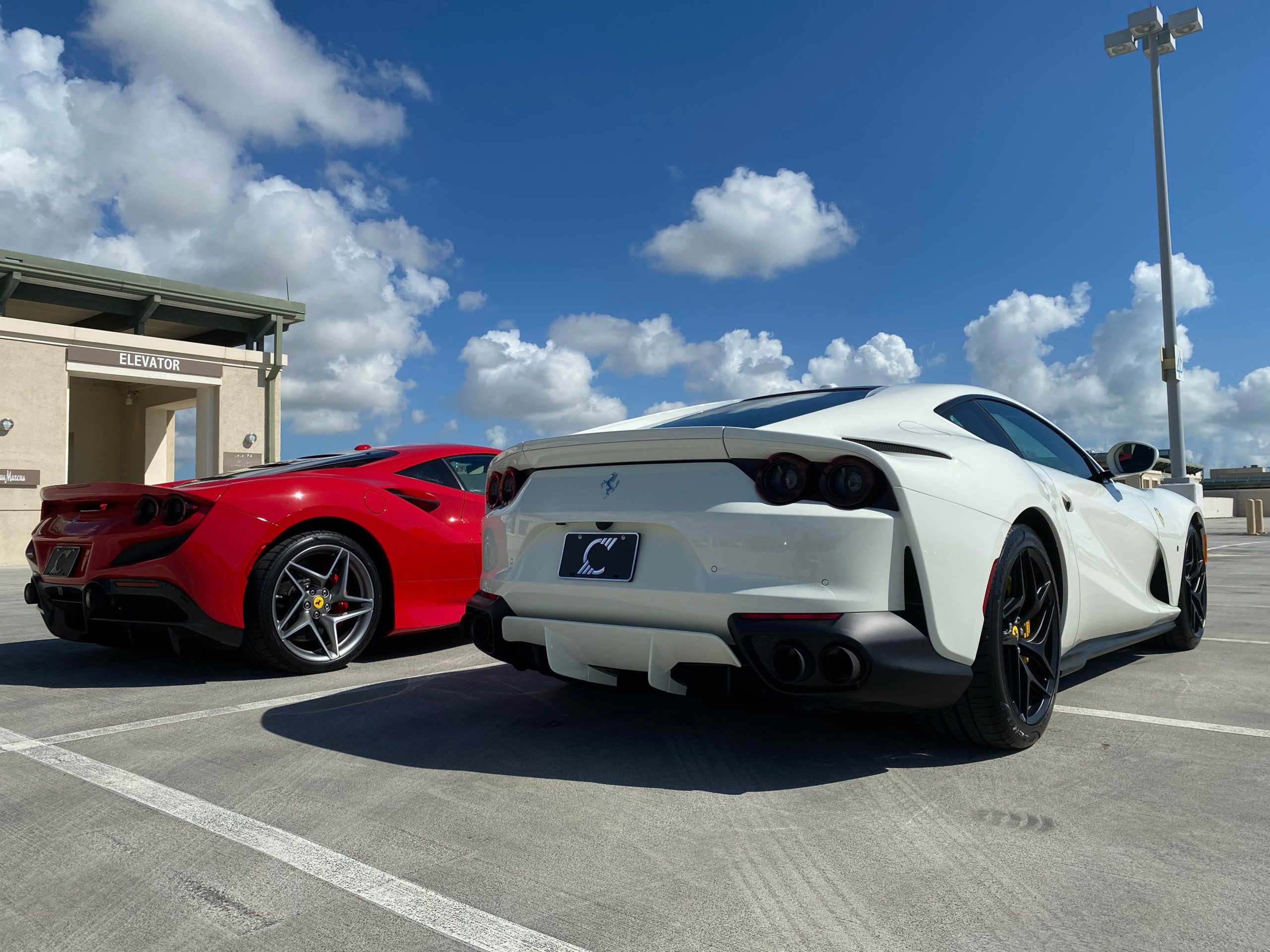 2020 F8 Tributo and 2019 812 Superfast