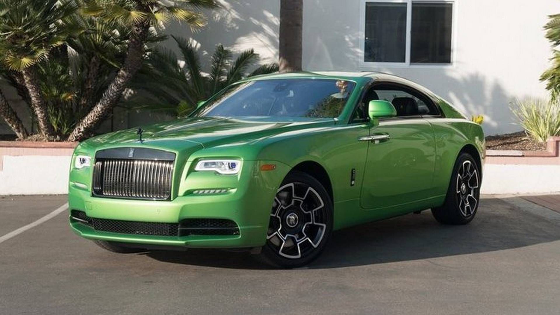 Rolls Royce Ghost Р·РµР»С‘РЅС‹Р№