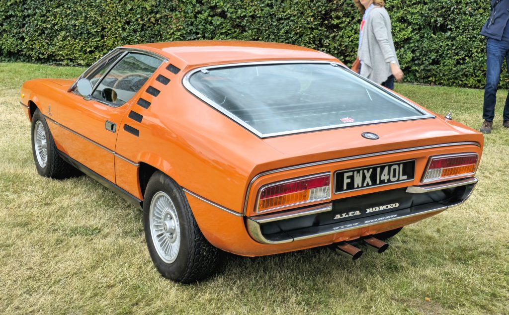 1973 Alfa Romeo Montreal sports coupé, front view