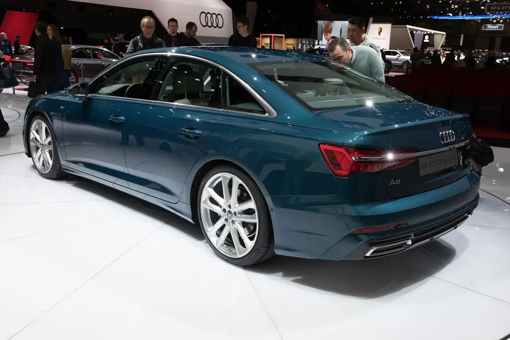 Audi A6 50 TDI quattro at the 2018 Geneva Motor Show
