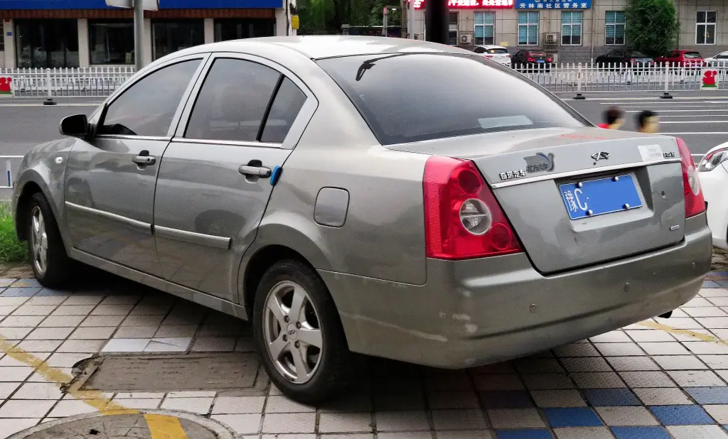 Chery A516, rear view