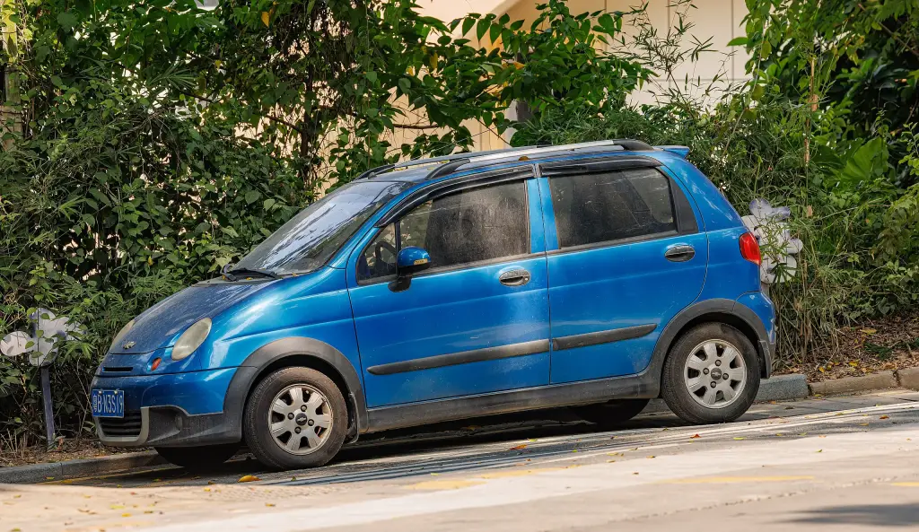 Chevrolet Spark M150, rear view