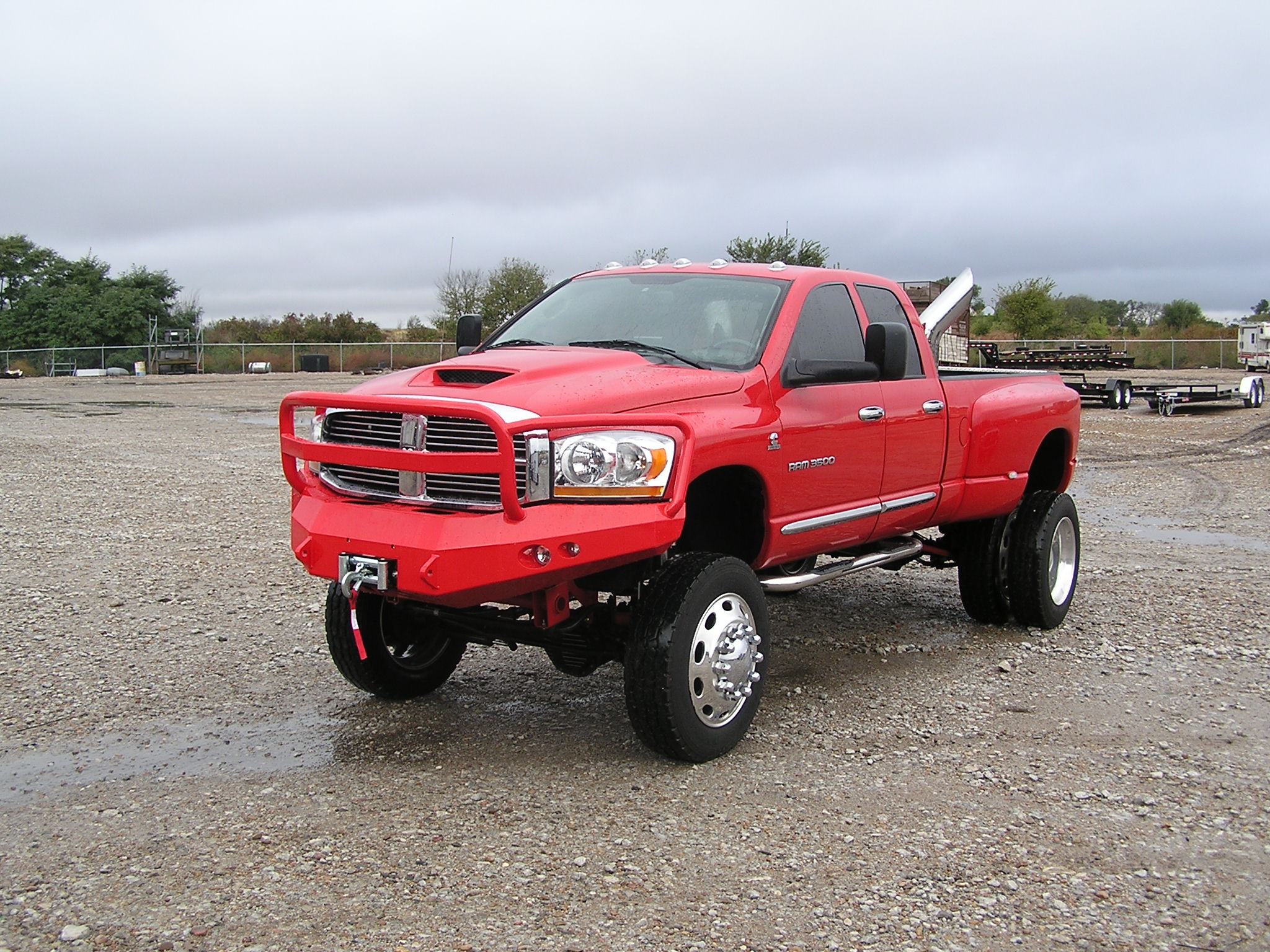 Dodge truck red