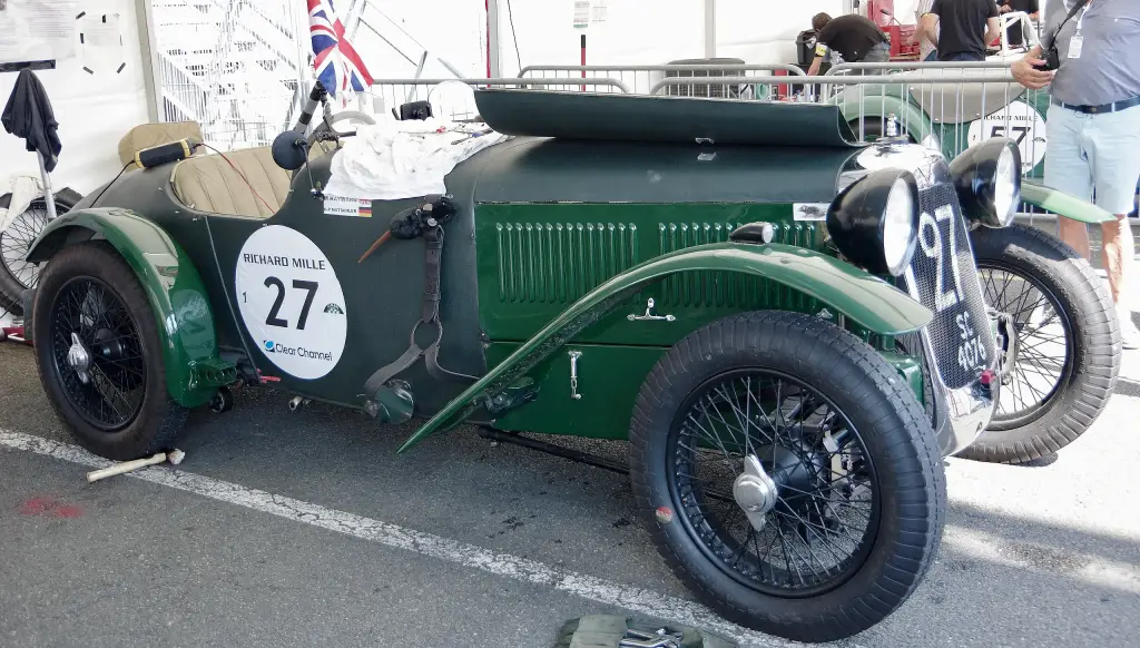 1928 Alvis FWD at the Le Mans Classic