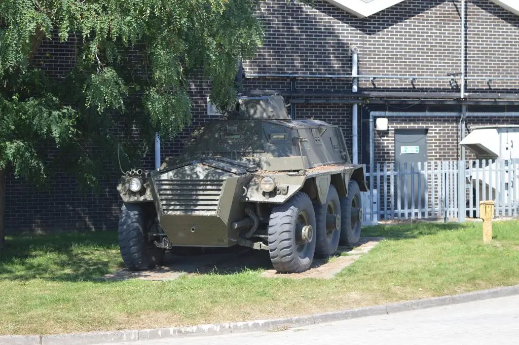 Alvis Saracen Mk I armoured personnel carrier at the Bovington Tank Museum