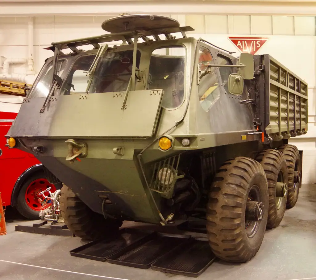 1968 Alvis Stalwart amphibious truck at the Coventry Transport Museum