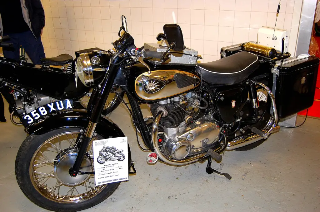 1961 BSA Golden Flash police motorcycle