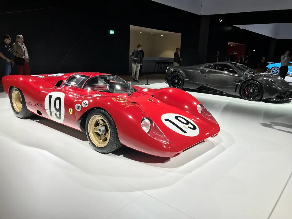 Ferrari 312P at Grand Basel 2018, rear view