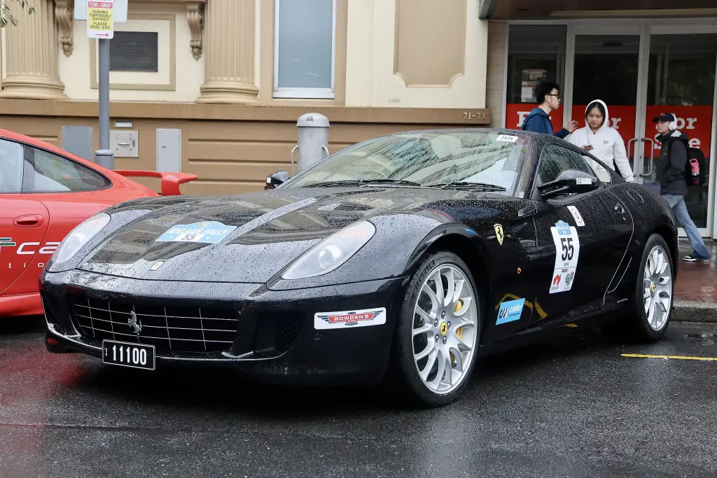 Ferrari 599 GTB at the 2025 Shannons Adelaide Rally