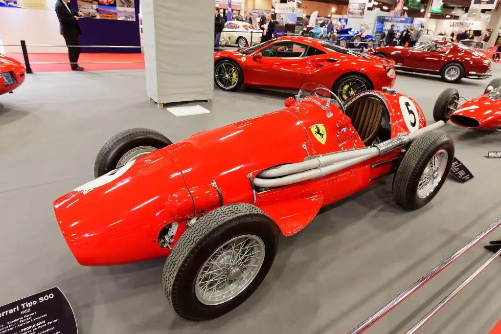 1952 Ferrari Tipo 500 at Rétromobile