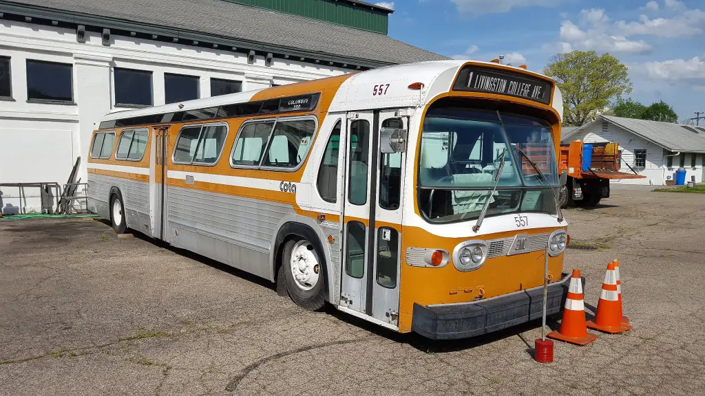Preserved Columbus GM New Look bus 557