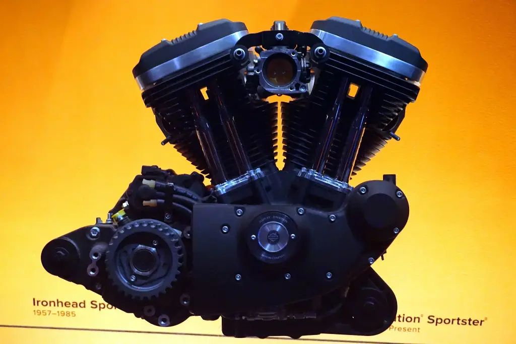Evolution Sportster engine at the Harley-Davidson Museum