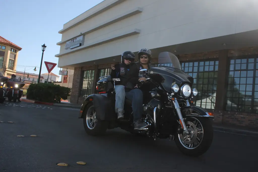 Black Harley-Davidson Tri Glide