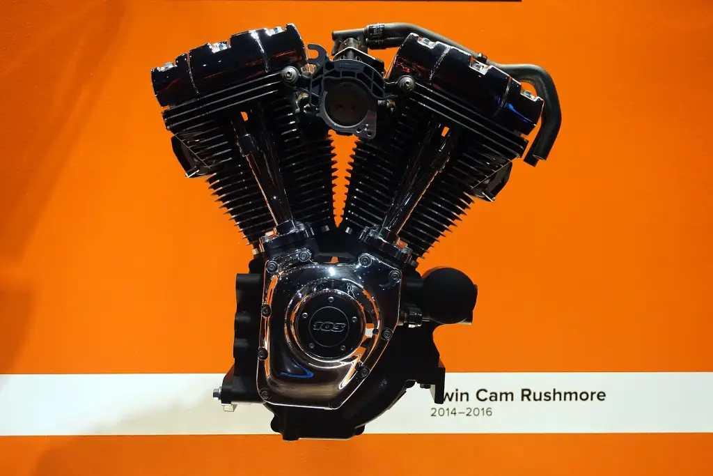 Twin Cam Rushmore engine at the Harley-Davidson Museum