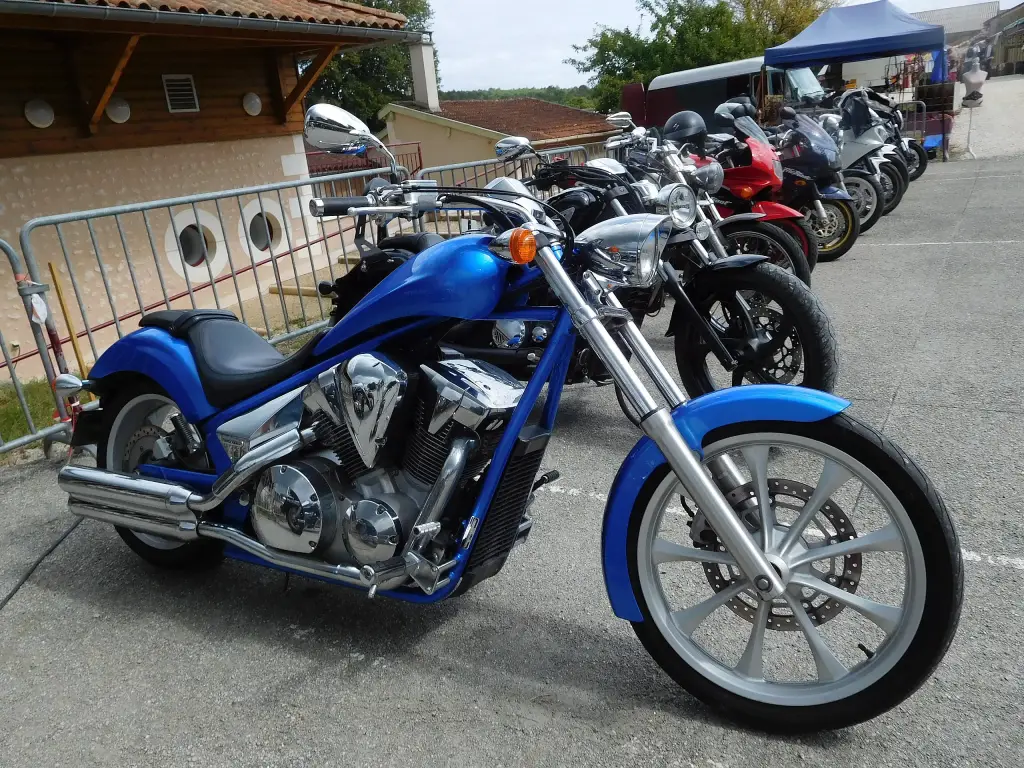 Honda Fury in blue