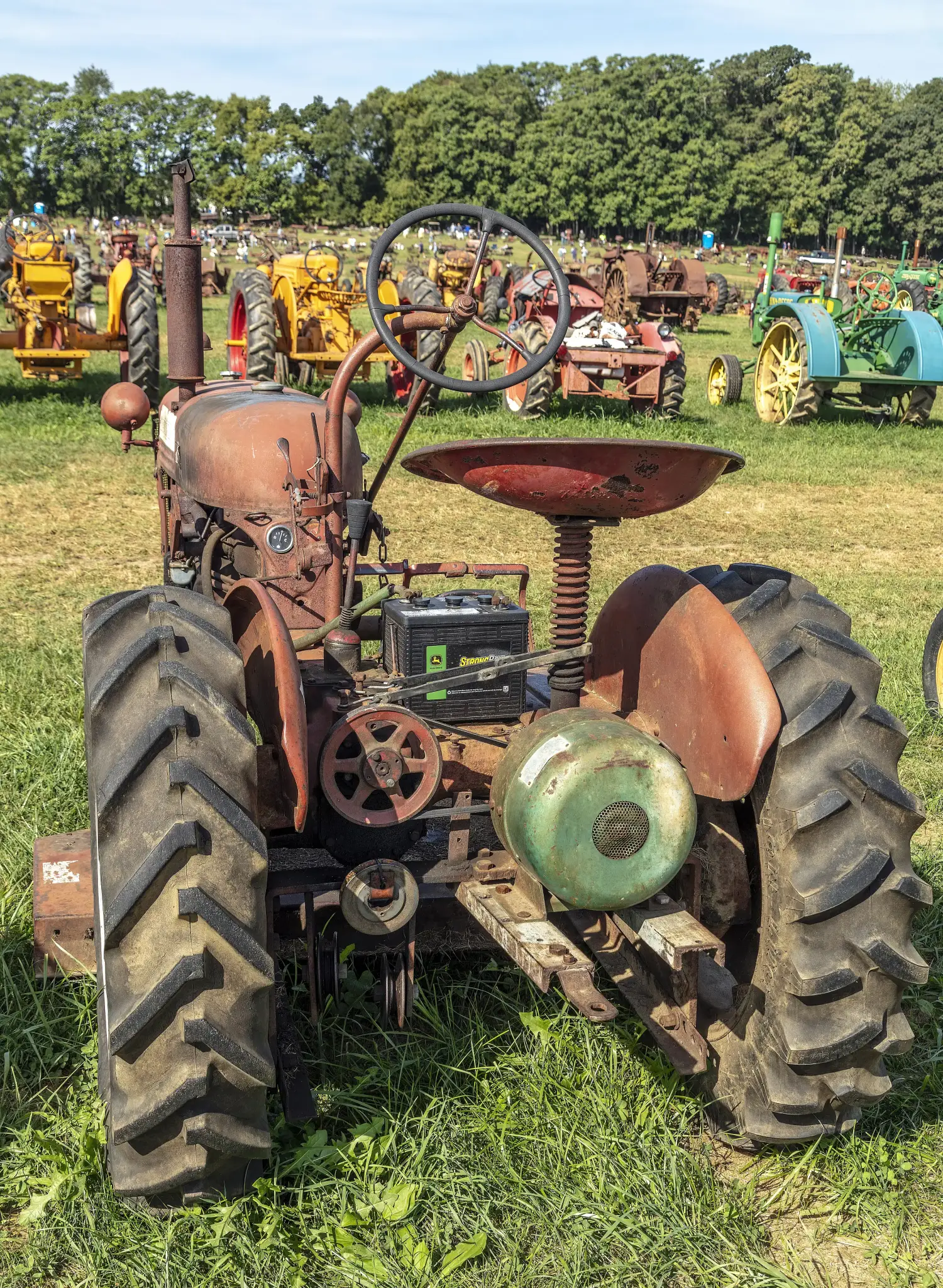 Farmall Cub with a mower