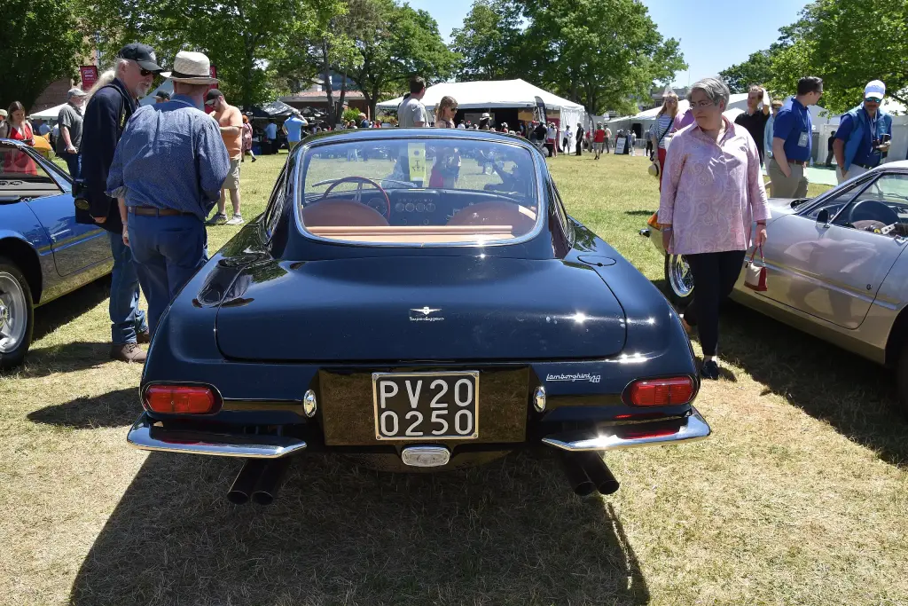 Rear of a 1967 Lamborghini 400 GT