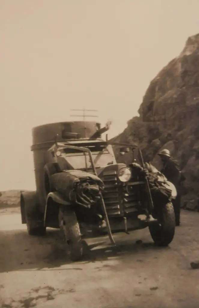 Lancia 1Z armoured car near Málaga