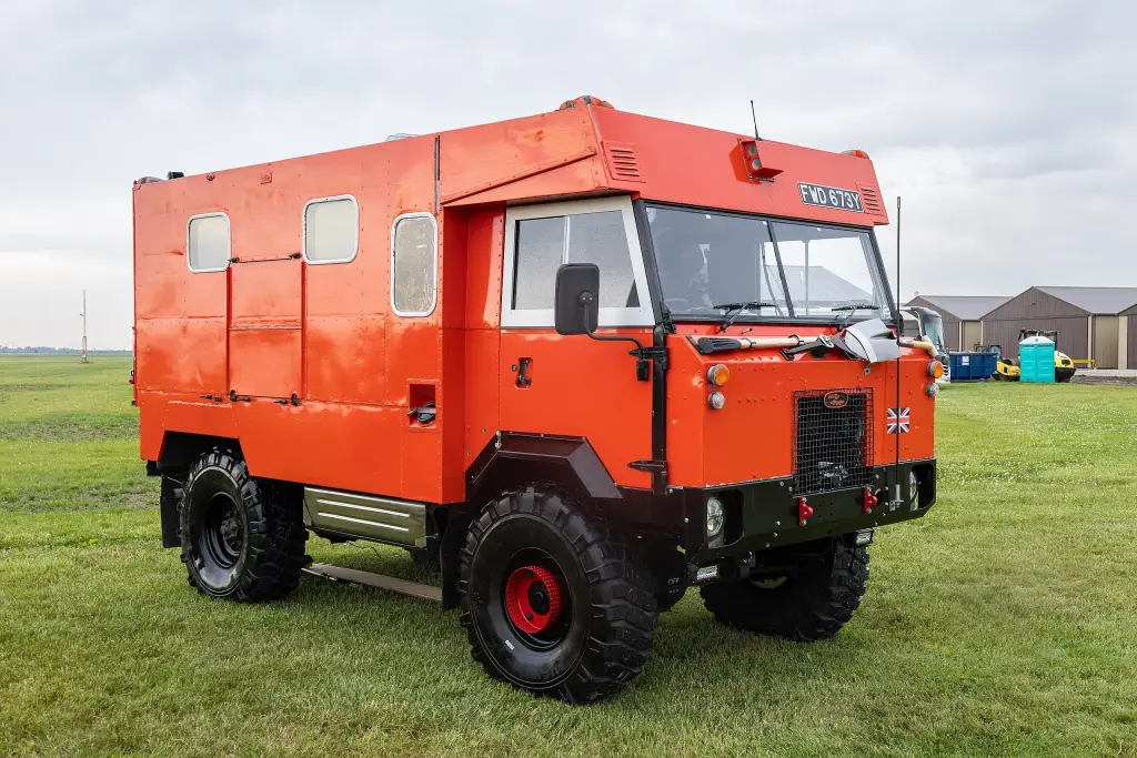 1976 Land Rover 101 Forward Control at a military heritage day