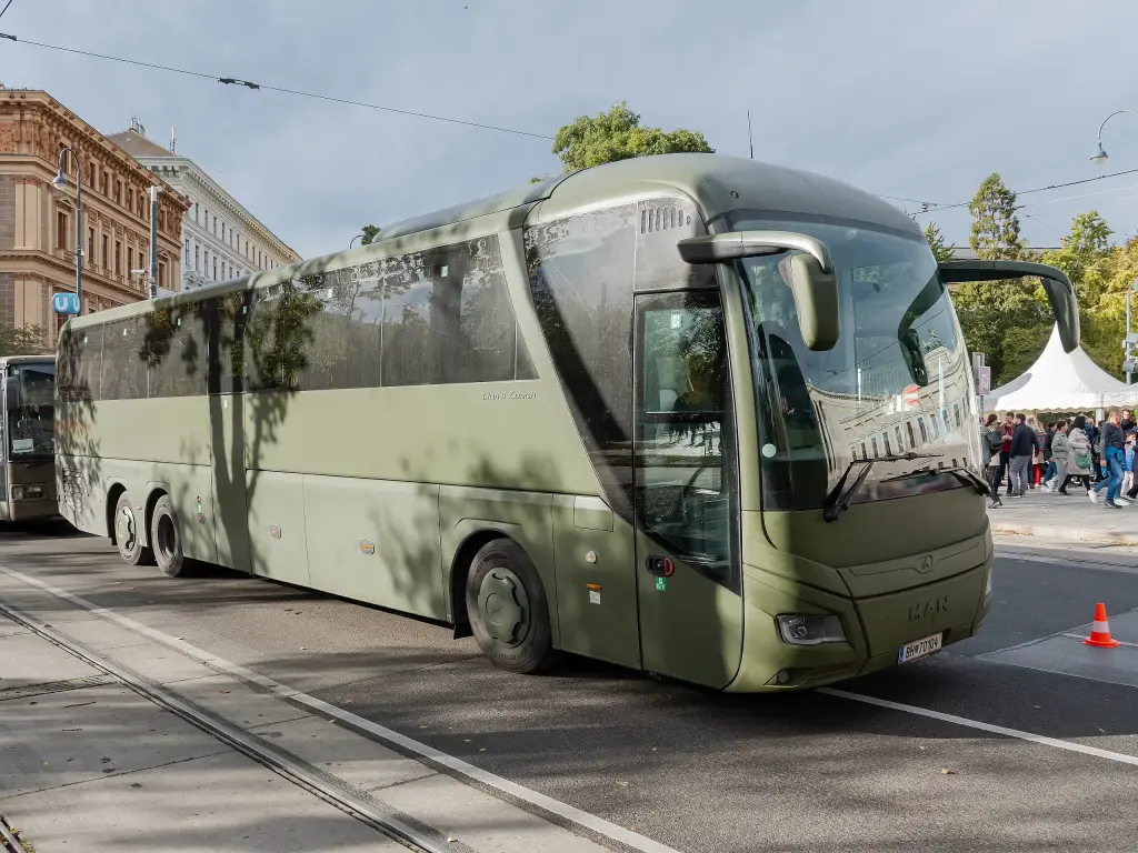MAN Lion's Coach R08 13.8 m of the Austrian Bundesheer