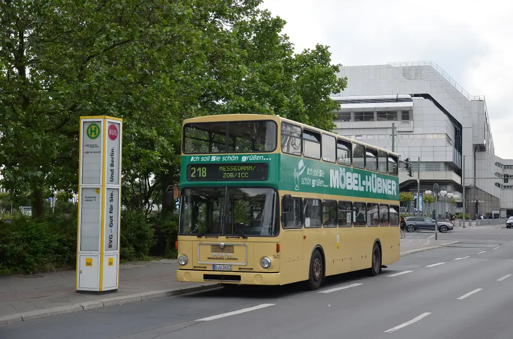MAN SD 200 of the BVG at Berlin-Wannsee