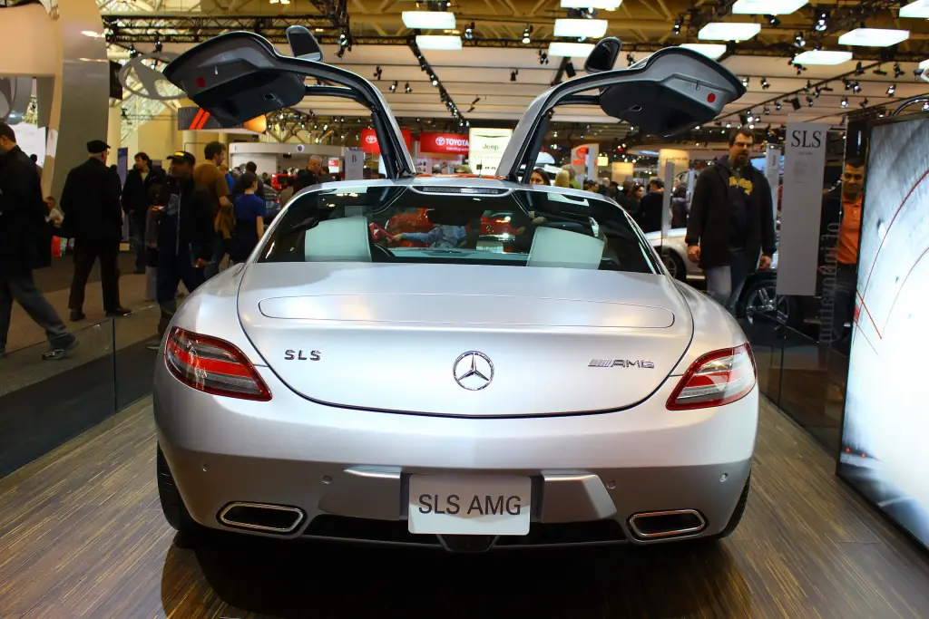 Mercedes-Benz SLS AMG, rear view