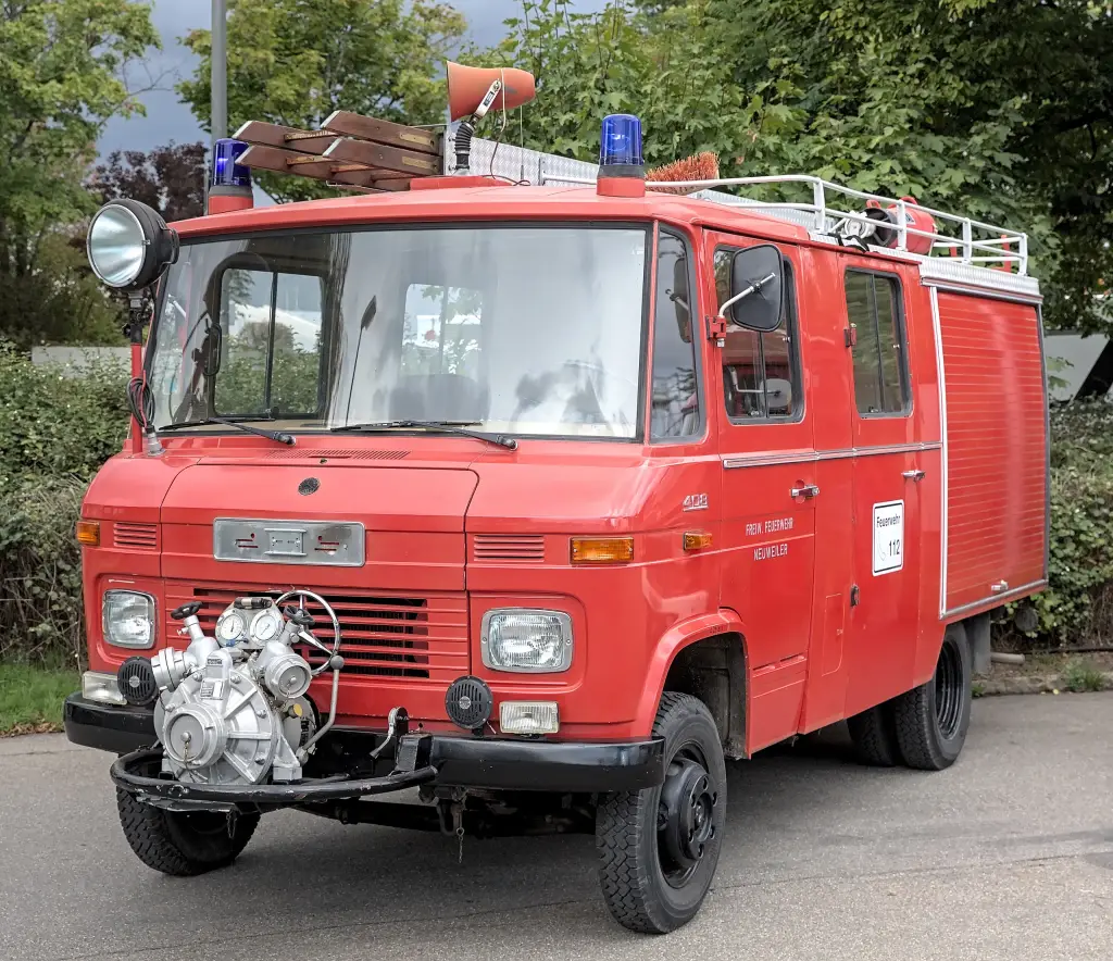 First-generation Mercedes-Benz T2 fire engines