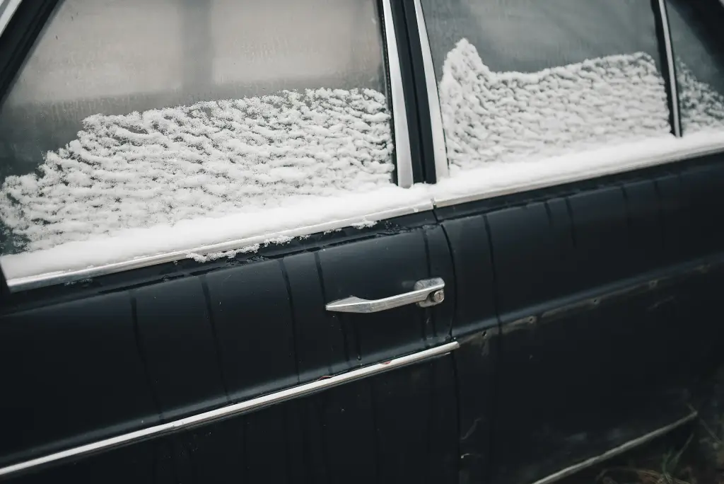 Mercedes-Benz W112 in the snow