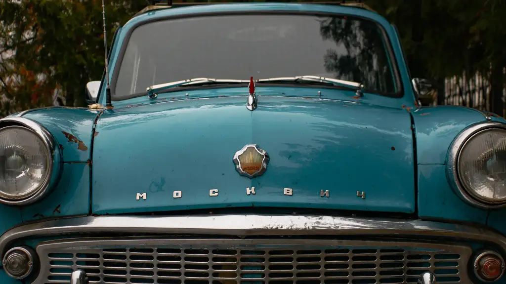 Rear of a Moskvitch 407