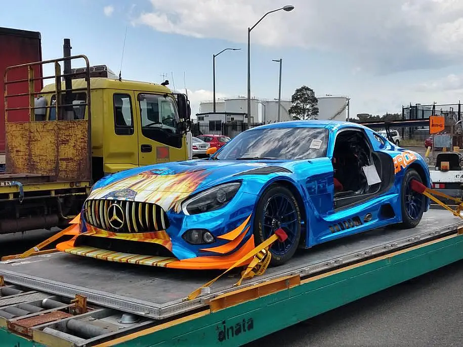 AMG GT on its way to Bathurst 12 hour