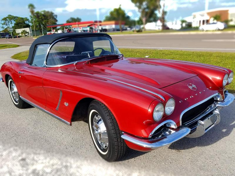 1962 Honduras Maroon Corvette Convertible For Sale in ==US== – Please visit UsedCorvettesForSale.com for more info and photos.