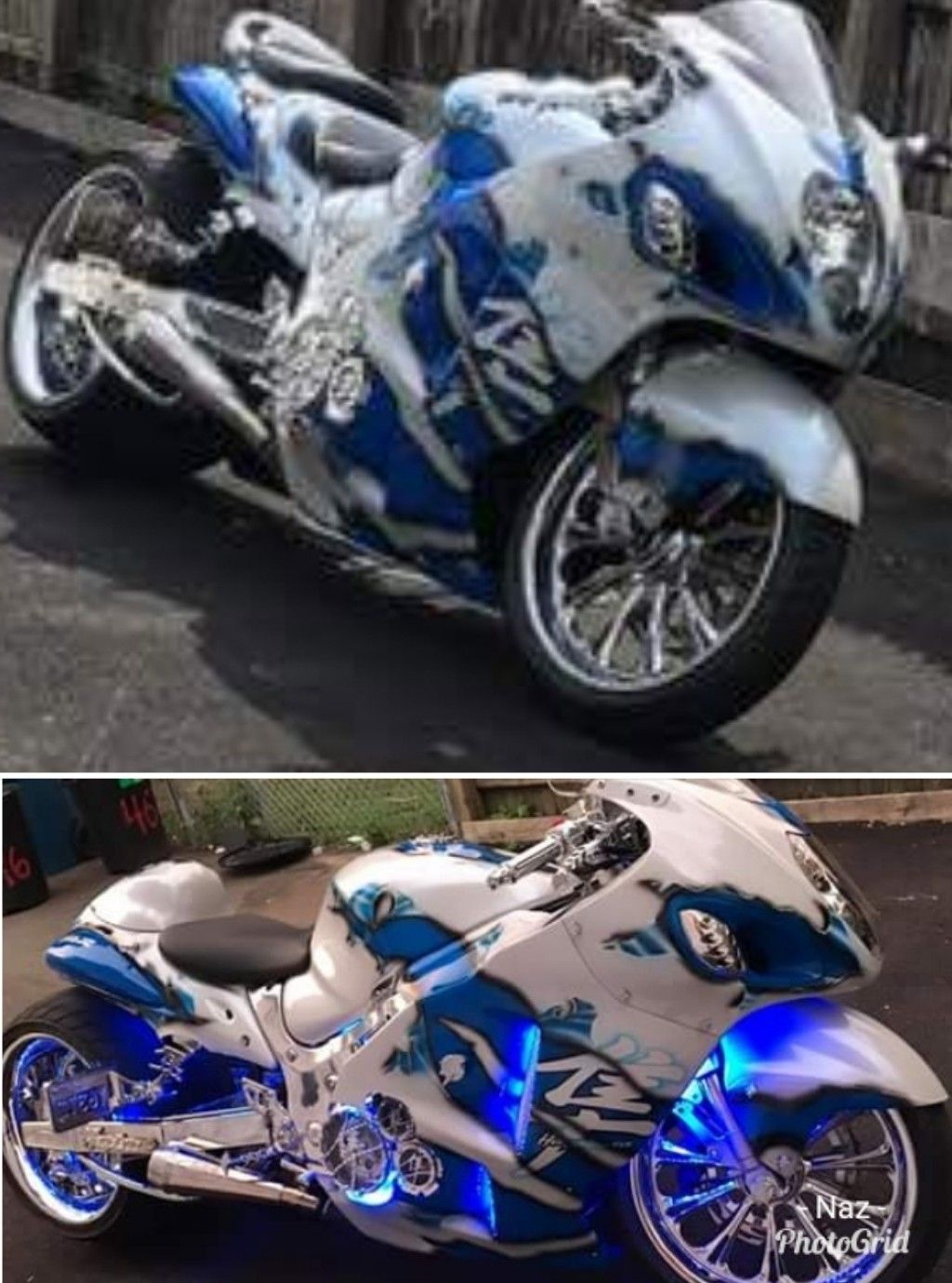 blue-bike, #bluemotorcycle