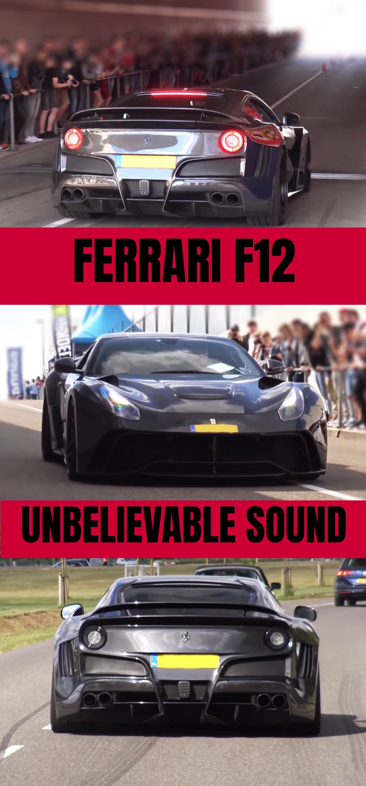 Supercars, Straight Piped Ferrari F12 – Unbelievable Sound! #ferrari #supercars …