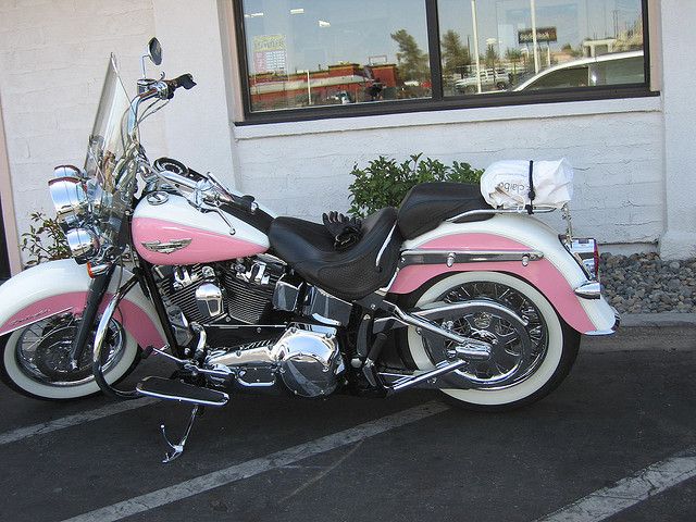 Pink Softail Deluxe