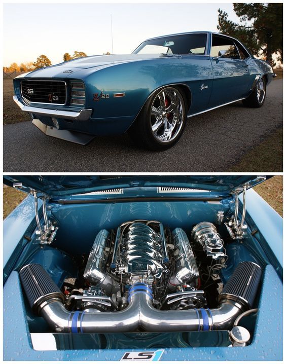 1969 Chevy Camaro Z28, with “Sick & Twisted” LS1 engine that produce 450 hor…
