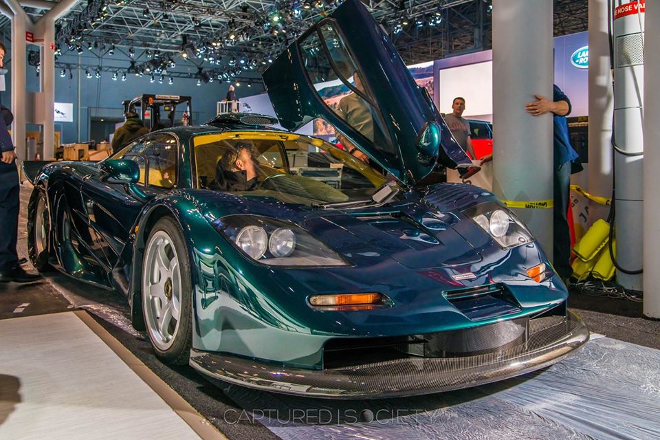Just got to spend a few moments alone sitting inside the McLaren F1 XP GT LongTail at NYIAS…