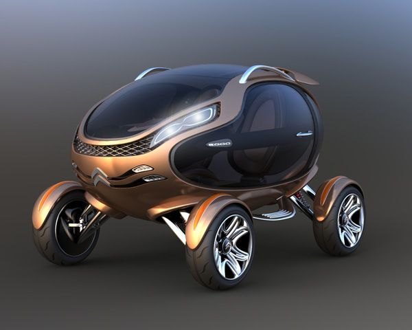 Концептуальный автомобиль-яйцо от Citroen (9 фо…