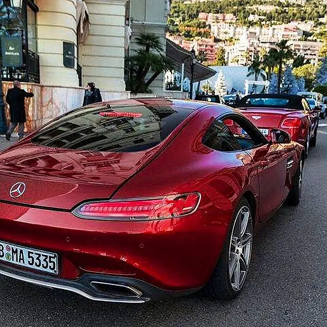 The Bentley Continental GT Convertible and the Mercedes AMG GT