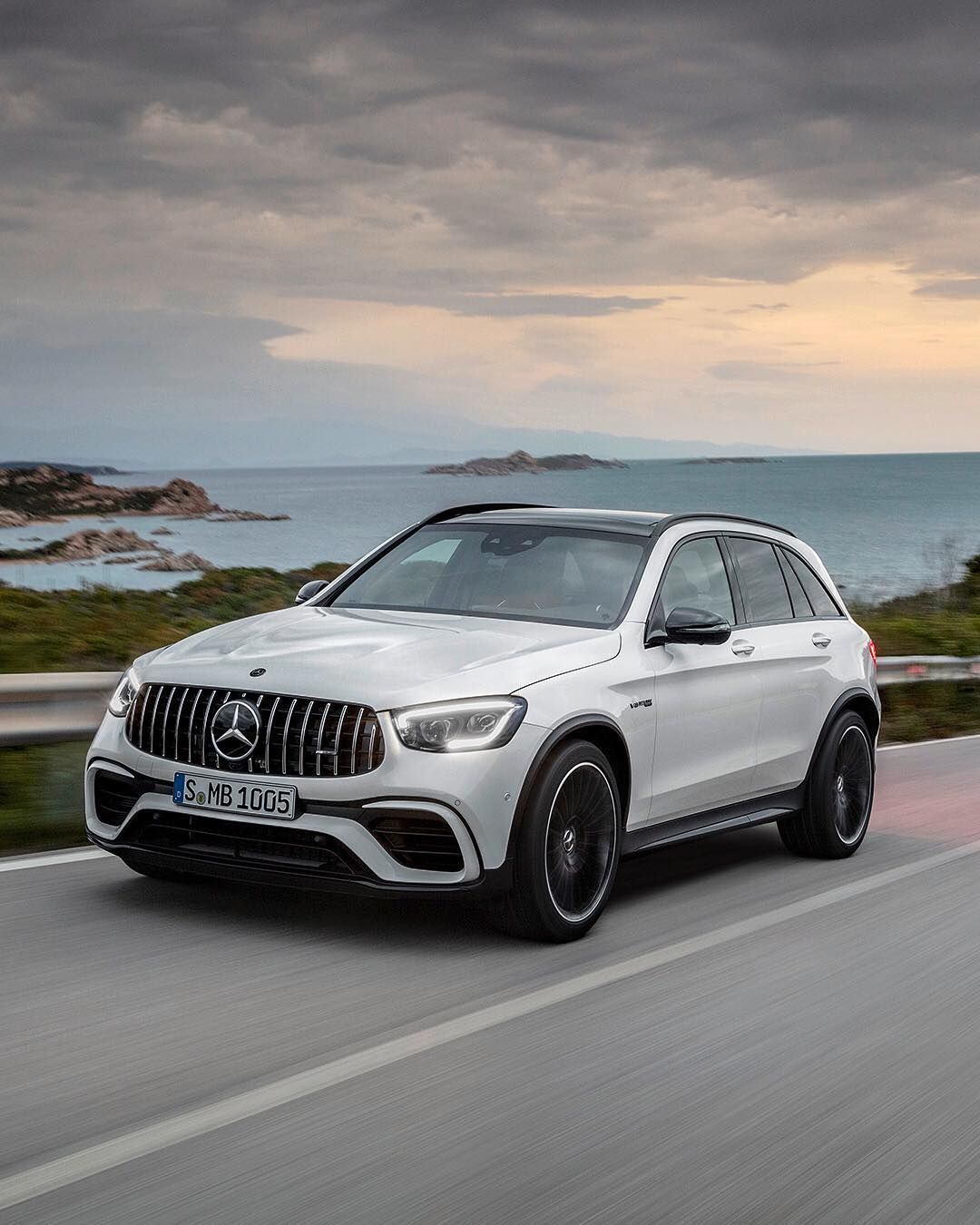 Car and Driver on Instagram: “The #MercedesAMG GLC63 SUV and Coupe are fresher than ever. Mild styling and performance upgrades keep the riotous twin-turbo V-8 compacts…”