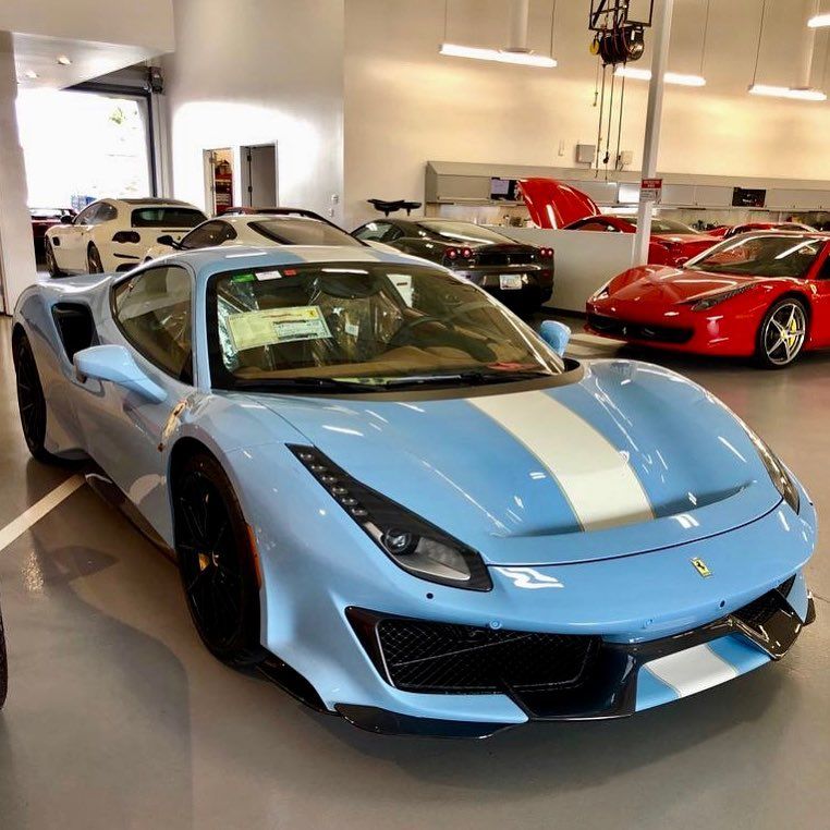 @ciregt3 on Instagram: “How about this #pts #ferrari488pista ….just arrived at @ferrariofsandiego Can anyone name the color?? #ferrari #ferrari488…”