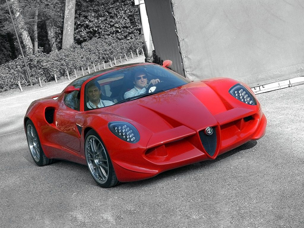 Alfa Romeo Diva, a concept car by Alfa Romeo Centro Stile and Sbarro (2006), bas…