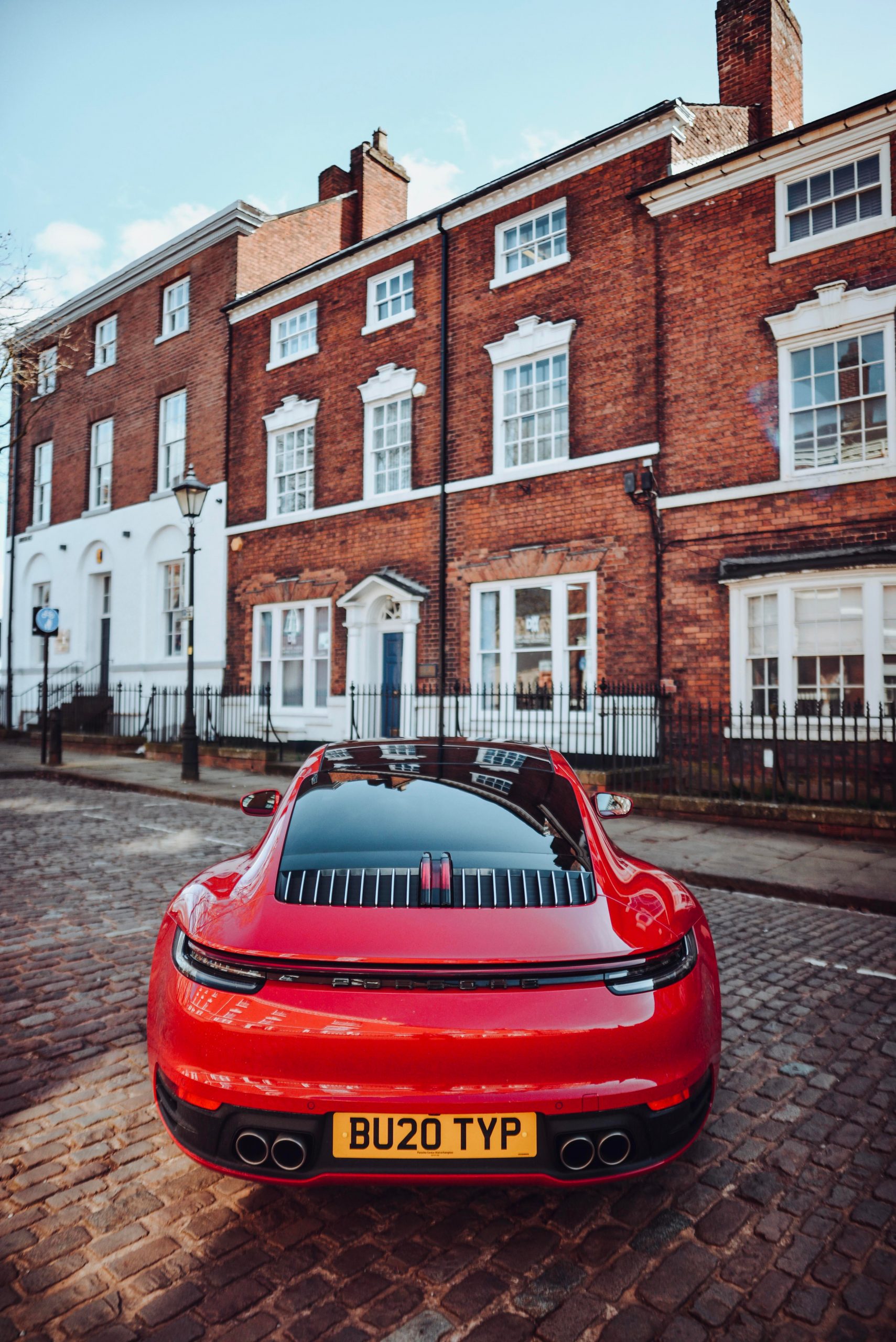 Porsche 992 Carrera 4S in Carmine Red I got to shoot before lockdown. Ridiculously quick and awesome to look at.