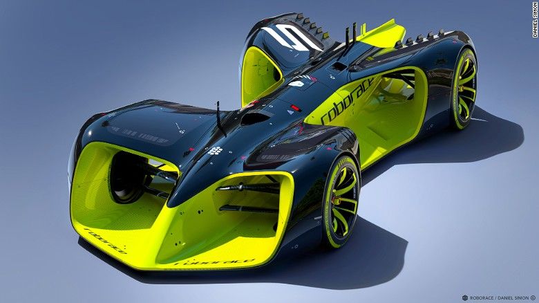 Roborace concept for a driverless race series to compliment the Formula E Electr…